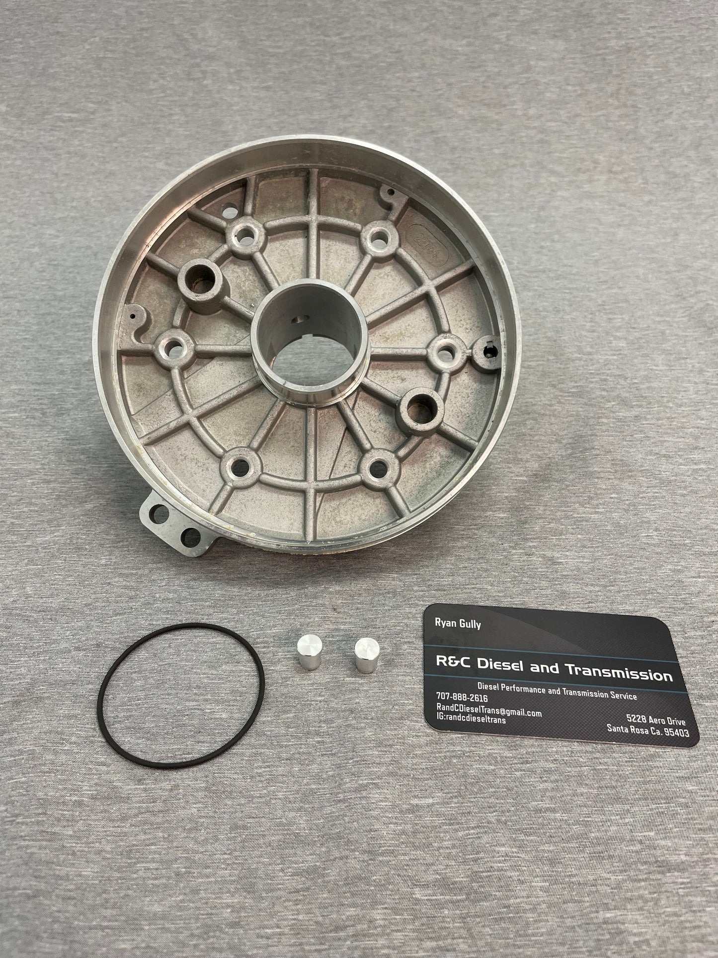 47RH 48RE 48RE Overdrive piston retainer, Rear case support